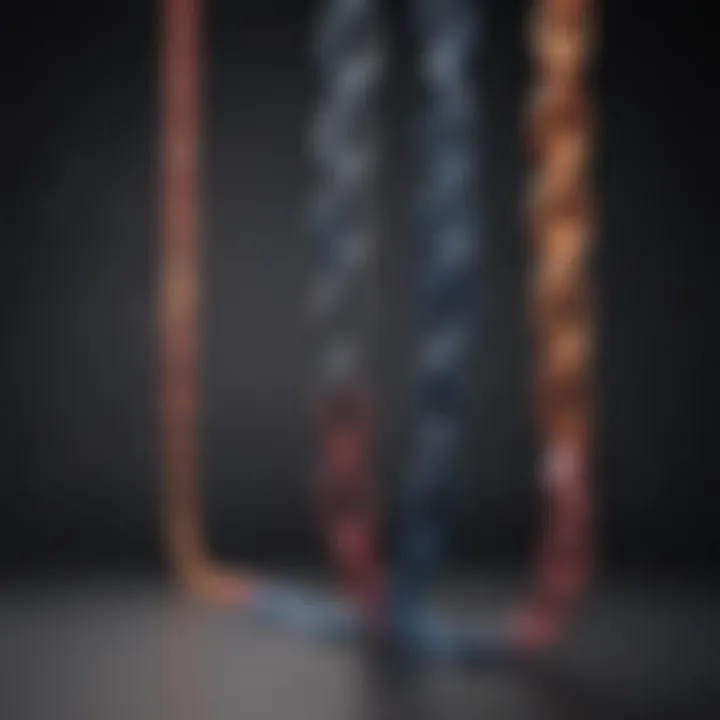 Colorful fabric chain designed for casual use.