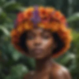 An array of vibrant African botanicals showcasing their natural beauty and diversity.