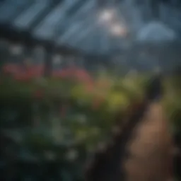 Illuminating Greenhouse with Aspect Grow Light