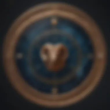 Celestial Influence Astrological Chart with Aries Symbol
