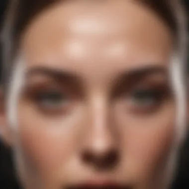 Balancing forehead oil production