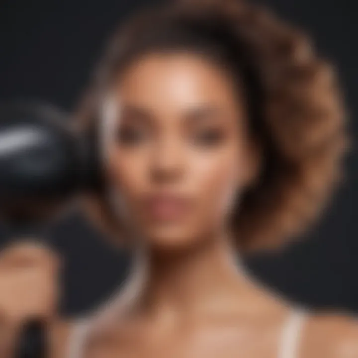 User-friendly hair dryer suitable for natural hair