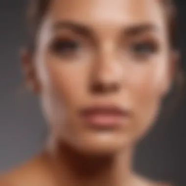 Glowing Skin After Self-Tanner Application Glowing skin after applying self-tanner with SPF