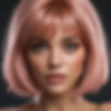 Seamless Color Integration Blending Wig Color