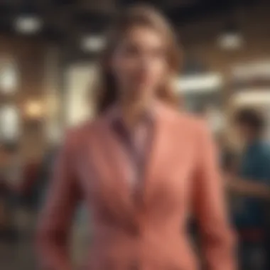 Color Trends in Business Casual Fashion A color palette representing popular hues in 2021 business casual fashion