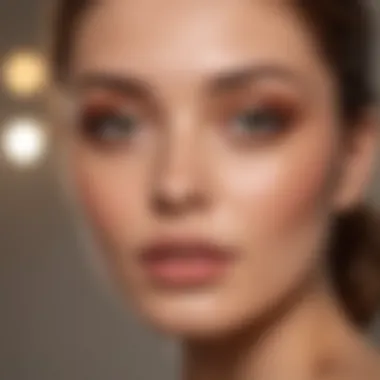 Flawless Makeup Finish with Charlotte Tilbury Foundation Model showcasing flawless makeup finish with foundation applied