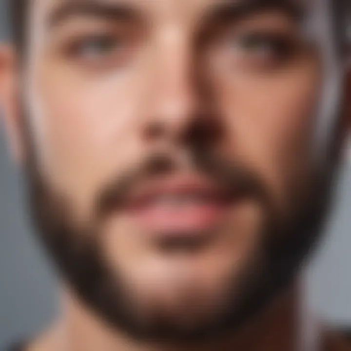 User reviews and rating stars for a chin hair trimmer