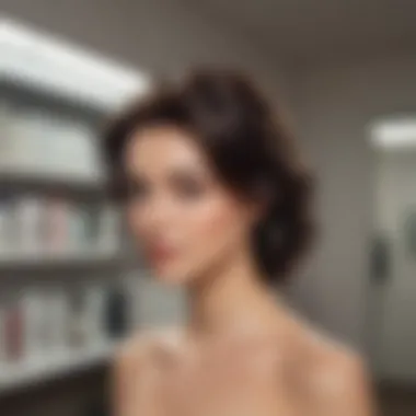Expert Tips for Selecting the Right Shampoo An expert stylist providing tips for choosing the right shampoo in a modern salon.