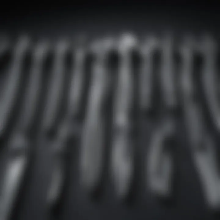 An assortment of blade types suitable for delicate areas.