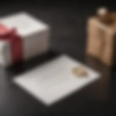 Heartfelt Love Letter Accompanying a Gift A heartfelt love letter placed next to a small gift, conveying deep emotions
