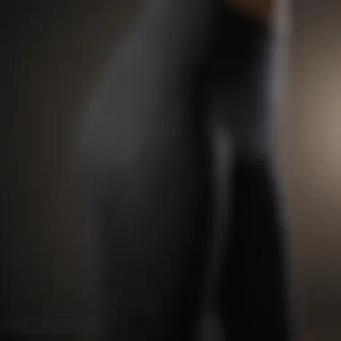 Close-Up of Seamless Texture on Leggings