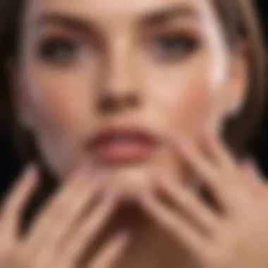 Distinguishing Acrylic vs. Gel Nails Comparison of acrylic and gel fake nails
