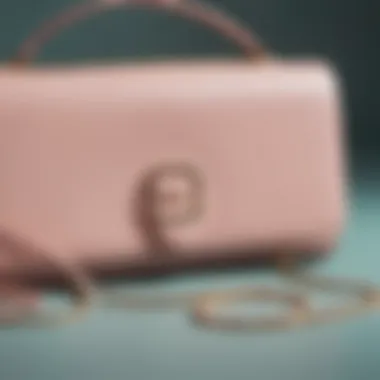 A chic, minimalist purse in a soft pastel hue, symbolizing modern elegance.