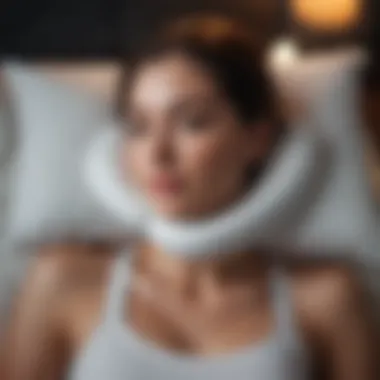 Innovative Cooling Feature for Restful Nights Orthopedic Neck Pillow with Cooling Technology