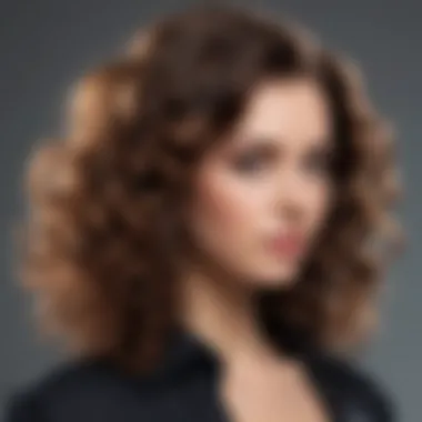 Precision Definition Defined curls achieved with a small barrel curling iron