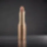 Close-up of a concealer stick on a vanity