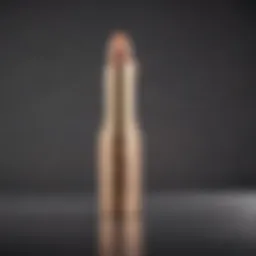 Close-up of a concealer stick on a vanity