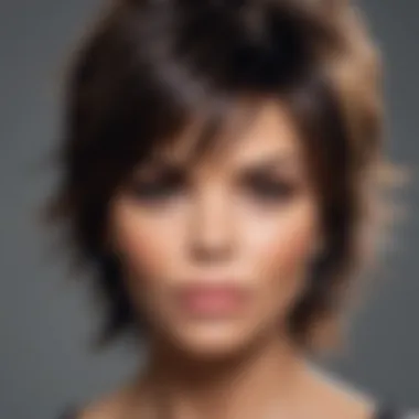 Lisa Rinna's Edgy Shag Hairstyle