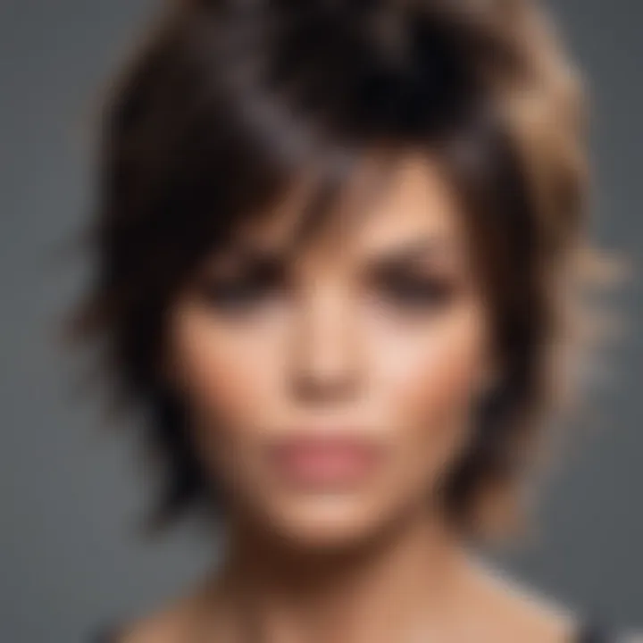 Lisa Rinna's Edgy Shag Hairstyle