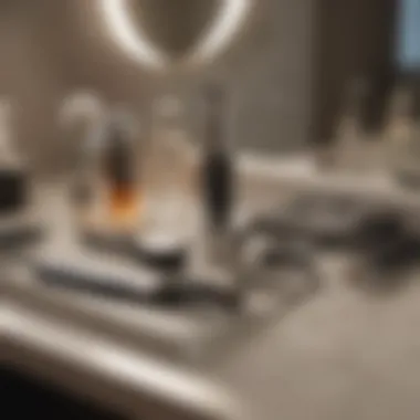Essential Grooming Tools for Chin Care Grooming tools arranged neatly on a countertop