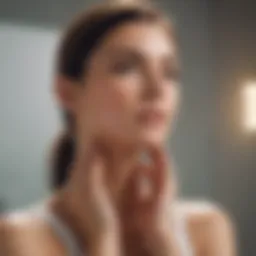 A person contemplating lifestyle changes to reduce sweating