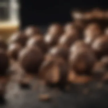 Truffle Temptations Decadent chocolate truffles elegantly displayed
