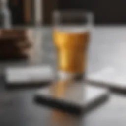 Elegant Marble Coasters Set