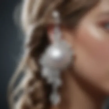 Elegant Pearl and Crystal Hair Rings Elegant Pearl and Crystal Hair Rings