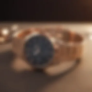 Timeless Personalized Keepsake Elegant rose gold watch with personalized engraving