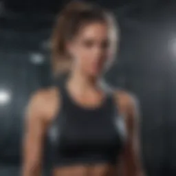 Stylish athletic wear for workout sessions