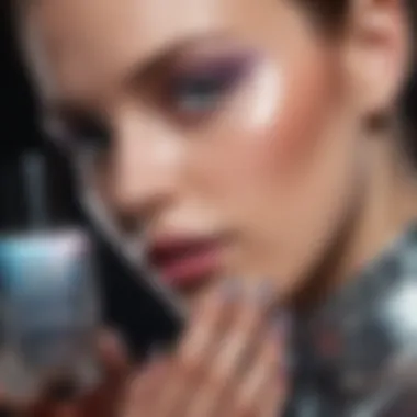 Holographic Hues: The Futuristic Shimmer of Nail Fashion Dazzling Holographic Nail Polish Application