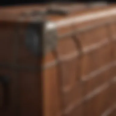 Craftsmanship at Its Finest: Hard Shell Material Revealed Detailed close-up of the high-quality hard shell material