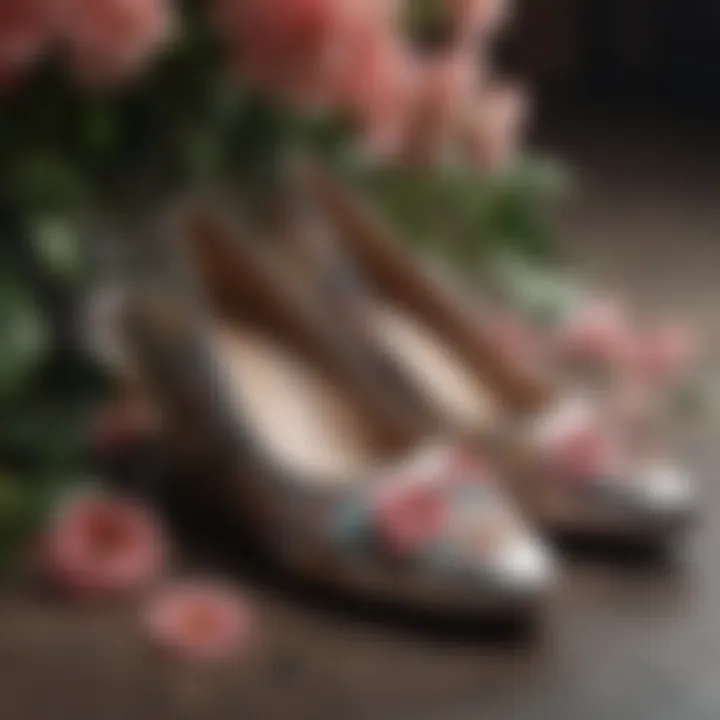 Elegantly crafted flat with intricate floral embellishments