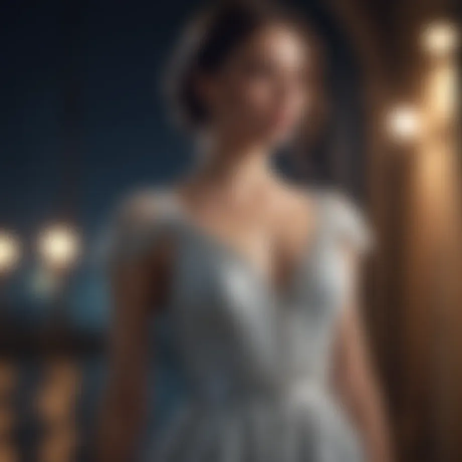 Elegant Dress in Moonlight