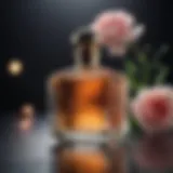 Exquisite Floral Perfume Bottle