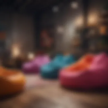 Vivid Color Palette Bean Bag Chairs Colorful and vibrant bean bag chair options