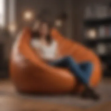 Innovative Ergonomic Bean Bag Chair Ergonomic bean bag chair for ultimate comfort