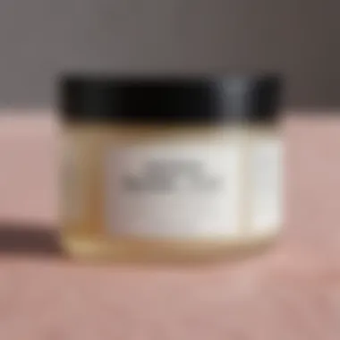 Close-up of Juno & Co Cleansing Balm texture in a jar