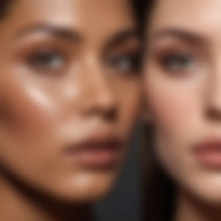 Application techniques of MAC Contour Cream on different skin tones