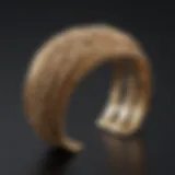Exquisite Gold Braided Hair Cuff