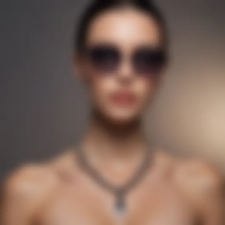 Trendy accessories enhancing a polished look