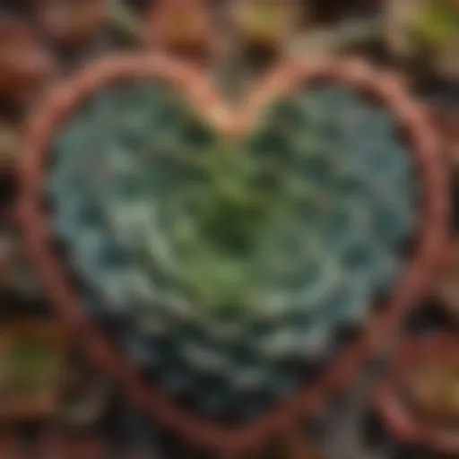 Elegantly Distinct FTD Heart Succulent Variety