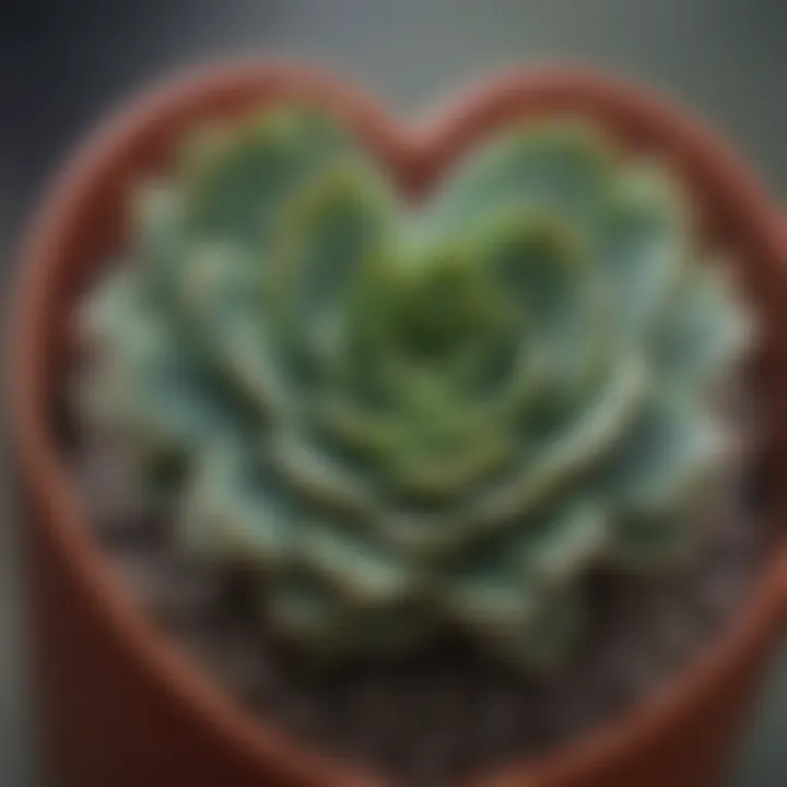 Exquisite FTD Heart Succulent Popular Variation