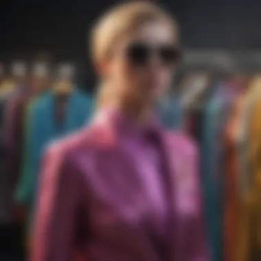 A Spectrum of Funky Fashion Diverse funky clothing styles displayed together