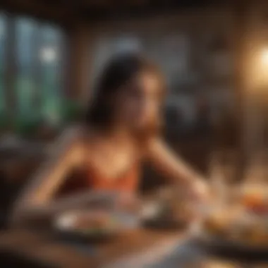 Embracing Nutritious Eating Habits A cozy dining setting showcasing wholesome meals and inviting ambiance.