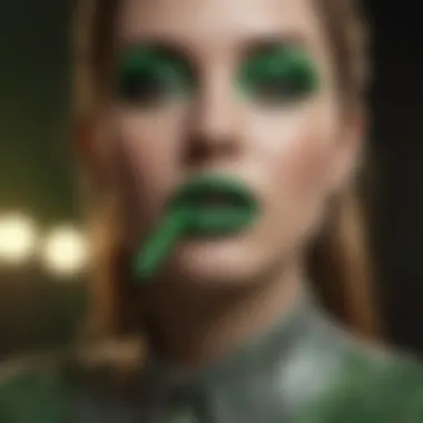 Green Lipstick Symbolism