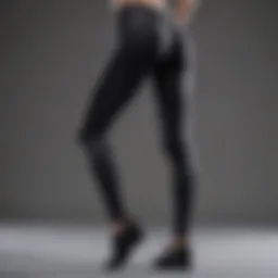 Innovative design of high compression leggings featuring unique patterns and textures