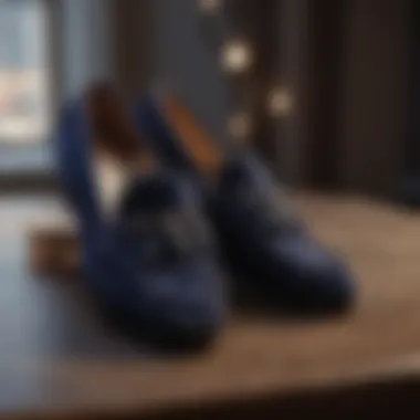 Embellished Velvet Loafers Embellished velvet loafers