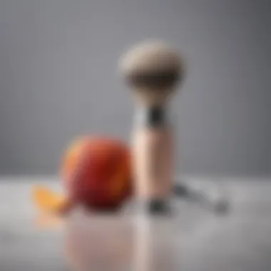 Essential Shaving Tools Tools for shaving peach fuzz including a dermaplaning tool and shaving cream