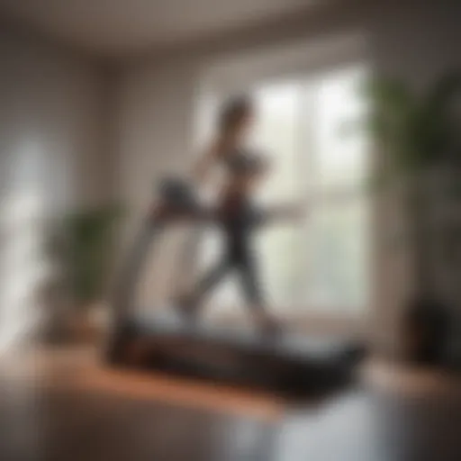 Sleek Design of Bowflex Treadmill in Modern Setting